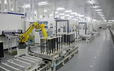 高能聚焦 國產化率最高的500MW PERC高效太陽能電池智能制造項目正式投產